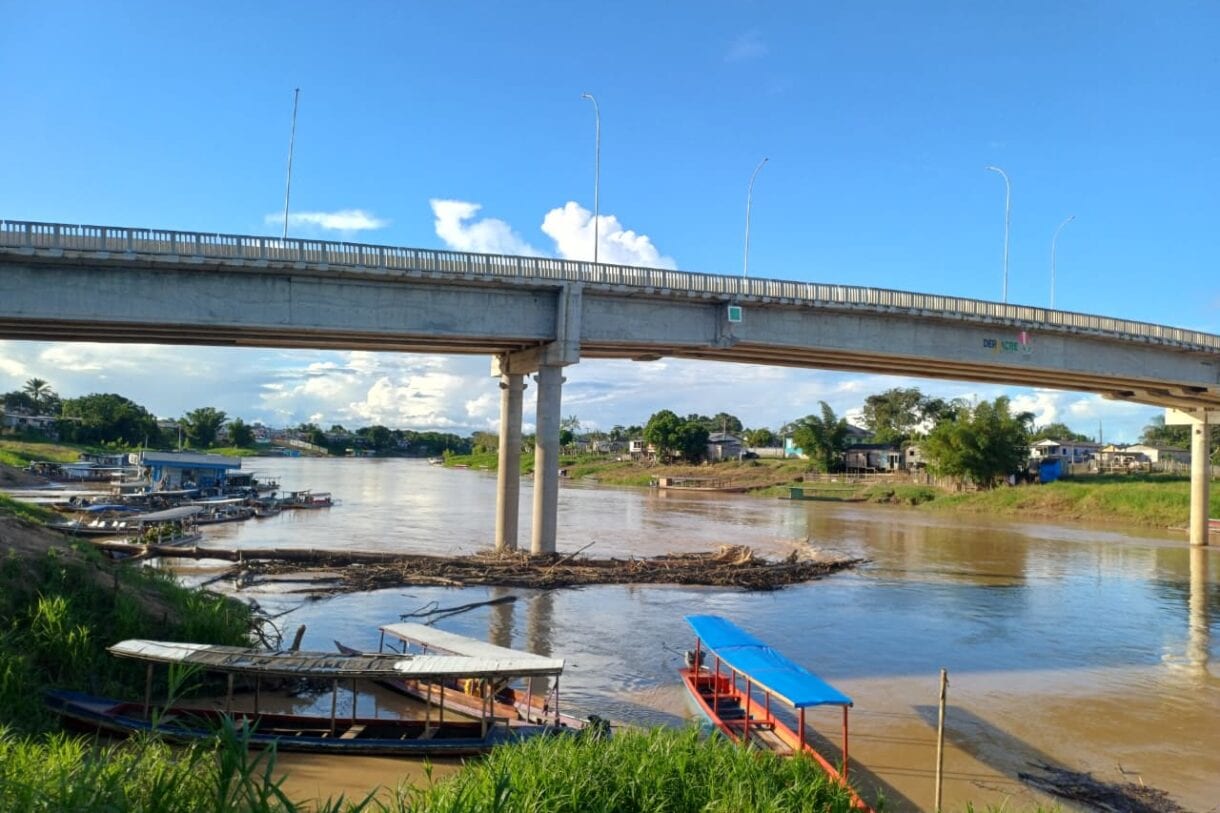 Rio Iaco sobe para 10,90 metros em Sena Madureira e apresenta tendência de cheia