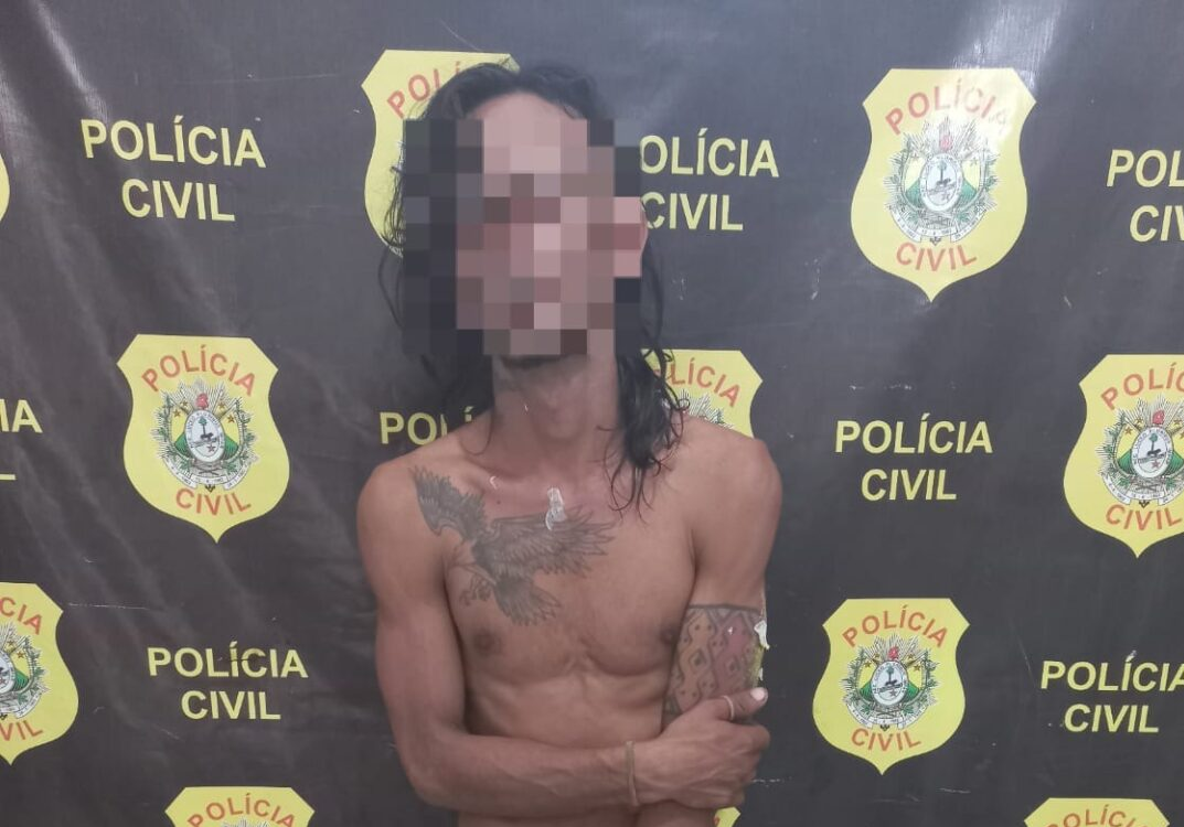 Polícia Civil prende homem por violência doméstica e porte ilegal de arma em Tarauacá