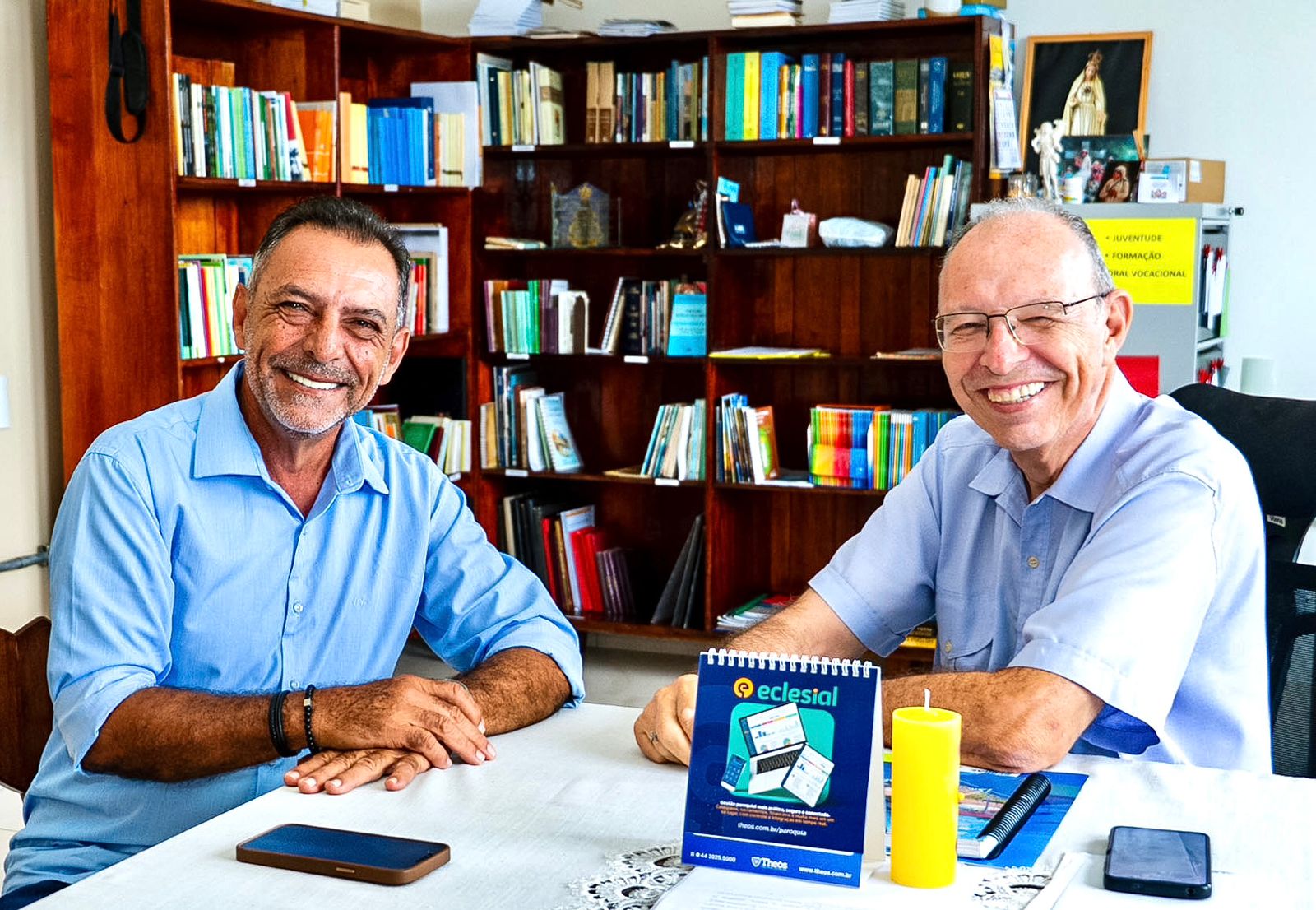 Zezinho Barbary reforça compromisso com a beneficência em visita ao bispo Dom Flávio em Cruzeiro do Sul