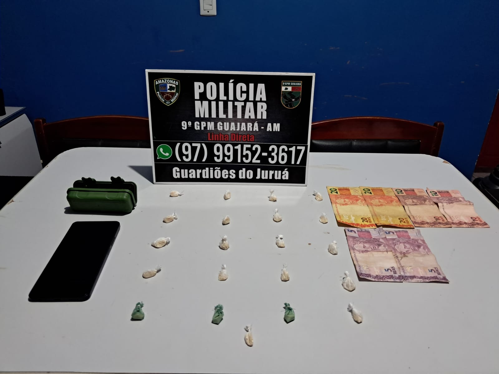 Homem é preso por tráfico de drogas após denúncias no bairro Mutirão do Engenho, em Guajará-AM